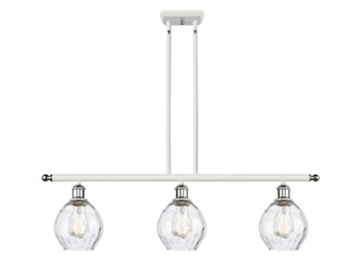 Innovations - 516-3I-WPC-G362 - Three Light Island Pendant - Ballston - White Polished Chrome