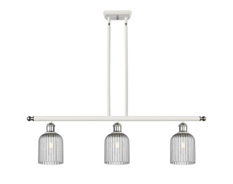 Innovations - 516-3I-WPC-G559-5SM - Three Light Island Pendant - Ballston - White Polished Chrome