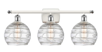 Innovations - 516-3W-WPC-G1213-8 - Three Light Bath Vanity - Ballston - White Polished Chrome