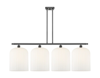 Innovations - 516-4I-OB-G559-12GWH - Four Light Island Pendant - Ballston - Oil Rubbed Bronze