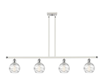 Innovations - 516-4I-WPC-G1213-6 - Four Light Island Pendant - Ballston - White Polished Chrome