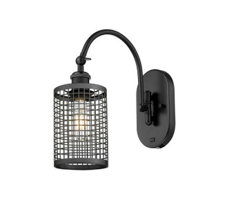 Innovations - 518-1W-BK-M18-BK - LED Wall Sconce - Downtown Urban - Matte Black