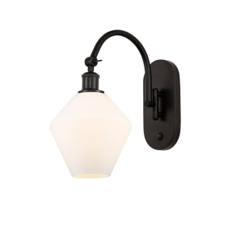 Innovations - 518-1W-WPC-G1113 - One Light Wall Sconce - Ballston - White Polished Chrome