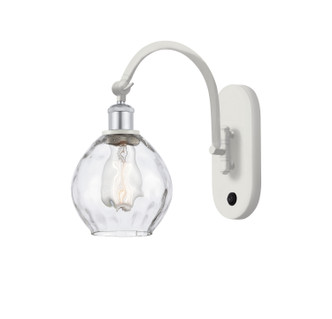 Innovations - 518-1W-WPC-G362 - One Light Wall Sconce - Ballston - White Polished Chrome