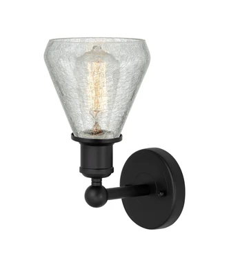 Edison One Light Wall Sconce (616-1W-BK-G275)