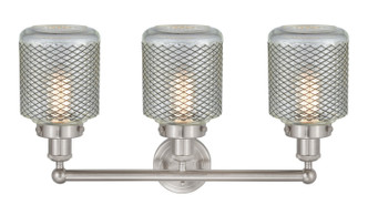 Edison Three Light Bath Vanity (616-3W-SN-G262)