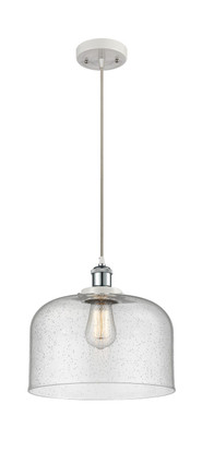 Innovations - 916-1P-WPC-G74-L - One Light Mini Pendant - Ballston Urban - White Polished Chrome