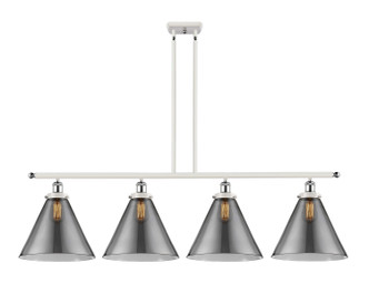 Innovations - 916-4I-WPC-G43-L-LED - LED Island Pendant - Ballston Urban - White Polished Chrome