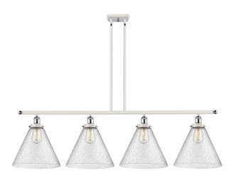 Innovations - 916-4I-WPC-G44-L - Four Light Island Pendant - Ballston Urban - White Polished Chrome
