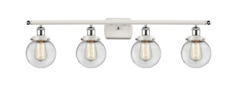 Innovations - 916-4W-WPC-G202-6-LED - LED Bath Vanity - Ballston Urban - White Polished Chrome