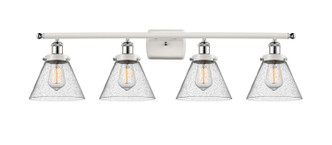 Innovations - 916-4W-WPC-G44 - Four Light Bath Vanity - Ballston Urban - White Polished Chrome