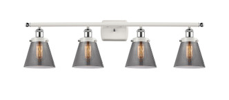 Innovations - 916-4W-WPC-G63 - Four Light Bath Vanity - Ballston Urban - White Polished Chrome