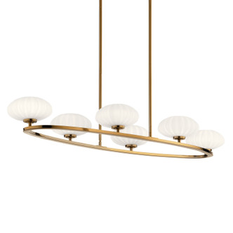 Pim Six Light Chandelier (52224FXG)