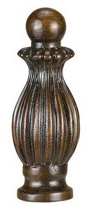 Cal Lighting - FA-5005A - Resin Finial - Finials - Light Brown