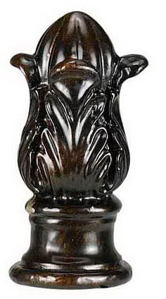 Cal Lighting - FA-5010C - Resin Finial - Finials - Dark Brown