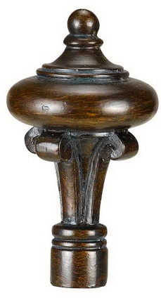 Cal Lighting - FA-5013B - Resin Finial - Finials - Medium Brown
