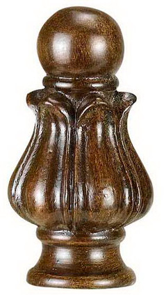 Cal Lighting - FA-5015A - Resin Finial - Finials - Light Brown