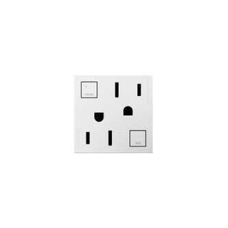 Adorne Duplex Self-Test GFCI Receptacles (AGFTR2152W4)