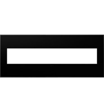 Legrand - AWP6GNK1 - Gang Wall Plate - Adorne - Black