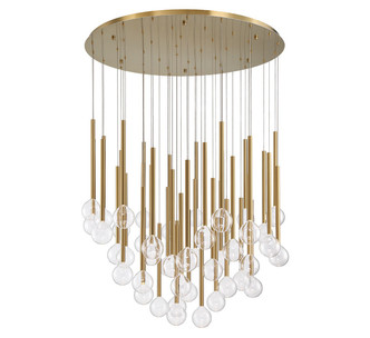 Lib & Co. - 10148-07 - LED Chandelier - Positano - Plated Brushed gold