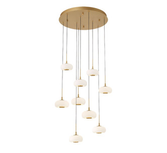 Lib & Co. - 10195-030 - LED Chandelier - Adelfia - Antique Brass Lib & Co. - 10195-030 - LED Chandelier - Adelfia - Antique Brass