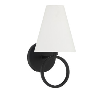 Compton One Light Wall Sconce in Matte Black (159-V6-L9-9150-1-89)