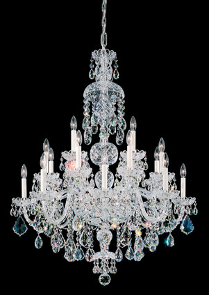 Schonbek - 6860-40H - 25 Light Chandelier - Olde World - Polished Silver