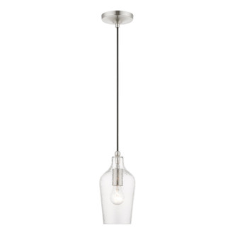 Livex Lighting - 41240-91 - One Light Mini Pendant - Avery - Brushed Nickel