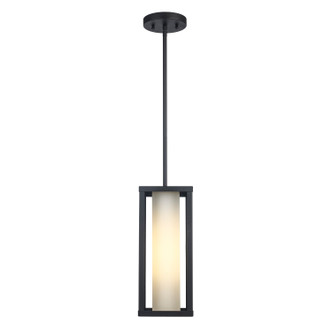 Trans Globe Imports - 51464 BK - One Light Outdoor Hanging Lantern - Adler - Black
