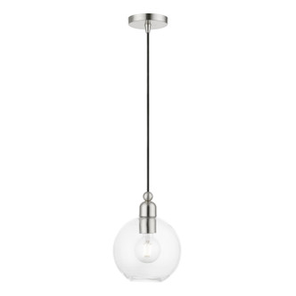 Livex Lighting - 48972-91 - One Light Pendant - Downtown - Brushed Nickel Livex Lighting - 48972-91 - One Light Pendant - Downtown - Brushed Nickel