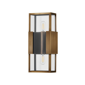 Troy Lighting - B2913-PBR - Two Light Outdoor Wall Sconce - Santa Clara - Patina Brass