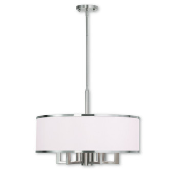 Livex Lighting - 62616-91 - Seven Light Chandelier - Park Ridge - Brushed Nickel