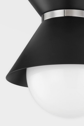 Scout One Light Pendant (F8615-SBK/PN)