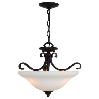 Monrovia Three Light Semi-Flush Mount