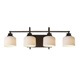Maxim - 21494WTOI - Four Light Bath Vanity - Bisque - Oil Rubbed Bronze