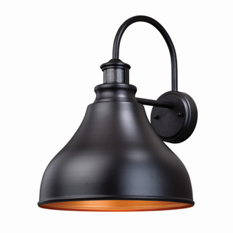 Vaxcel - T0258 - One Light Motion Sensor Outdoor Wall Light - Delano - Oil Burnished Bronze and Light Gold