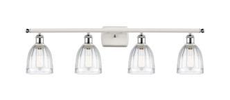 Innovations - 516-4W-WPC-G442 - Four Light Bath Vanity - Ballston - White Polished Chrome