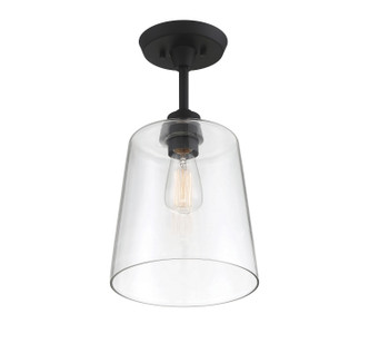 Msemi One Light Semi-Flush Mount (M60010MBK) Msemi One Light Semi-Flush Mount (M60010MBK)