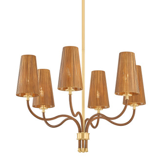 Atwood Six Light Chandelier (1630-AGB)