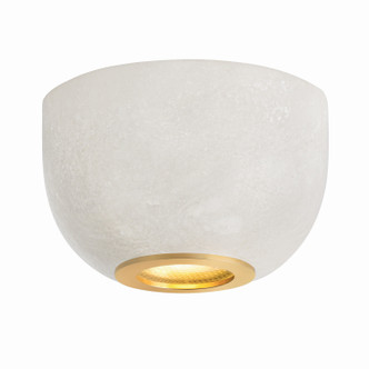 Hudson Valley - 3231-AGB - One Light Flush Mount - Bains Corner - Aged Brass