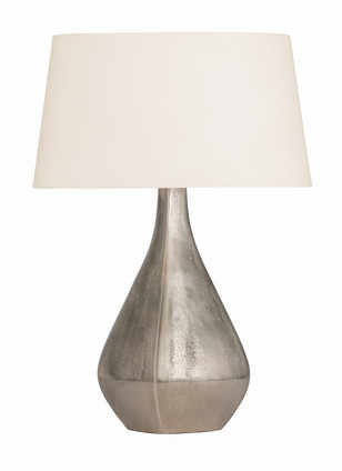 Hudson Valley - L5429-WRS - One Light Table Lamp - Fieldston - Warm Silver