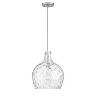 One Light Pendant in Brushed Nickel (446-M7053BN)
