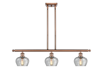 Innovations - 516-3I-AC-G92 - Three Light Island Pendant - Ballston - Antique Copper