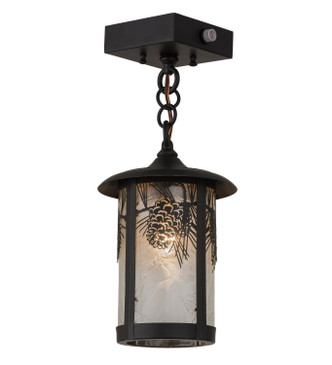 Meyda Tiffany - 160633 - One Light Mini Pendant - Fulton - Solar Black