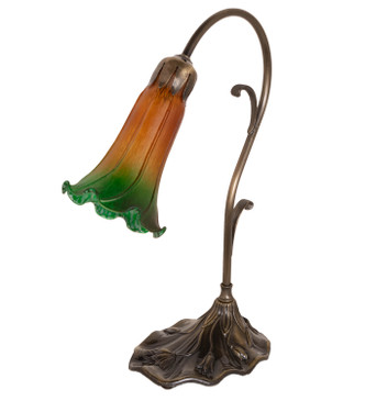 Amber/Green One Light Mini Lamp (17014)