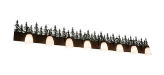 Meyda Tiffany - 179338 - Eight Light Vanity - Tall Pines - Cafe-Noir