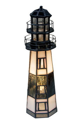 Meyda Tiffany - 20537 - One Light Accent Lamp - The Lighthouse on - Bl Ca