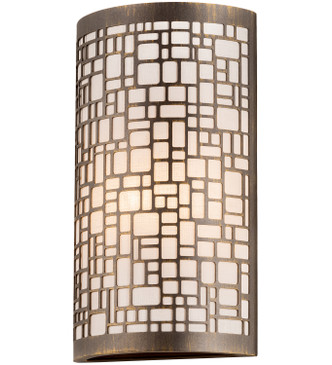 Meyda Tiffany - 210932 - One Light Wall Sconce - Cilindro - Antique Brass