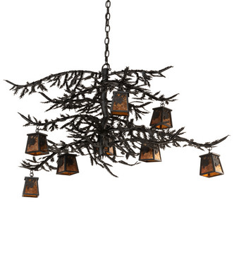 Pine Branch Eight Light Chandelier (214270)