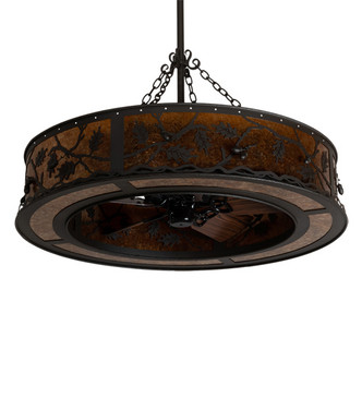 Oak Leaf & Acorn Eight Light Chandel-Air (227403)
